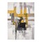 World Rug Gallery Contemporary Modern Abstract Area Rug 3'3'' x 5' Gold 950GOLD3X5 - alternate 5